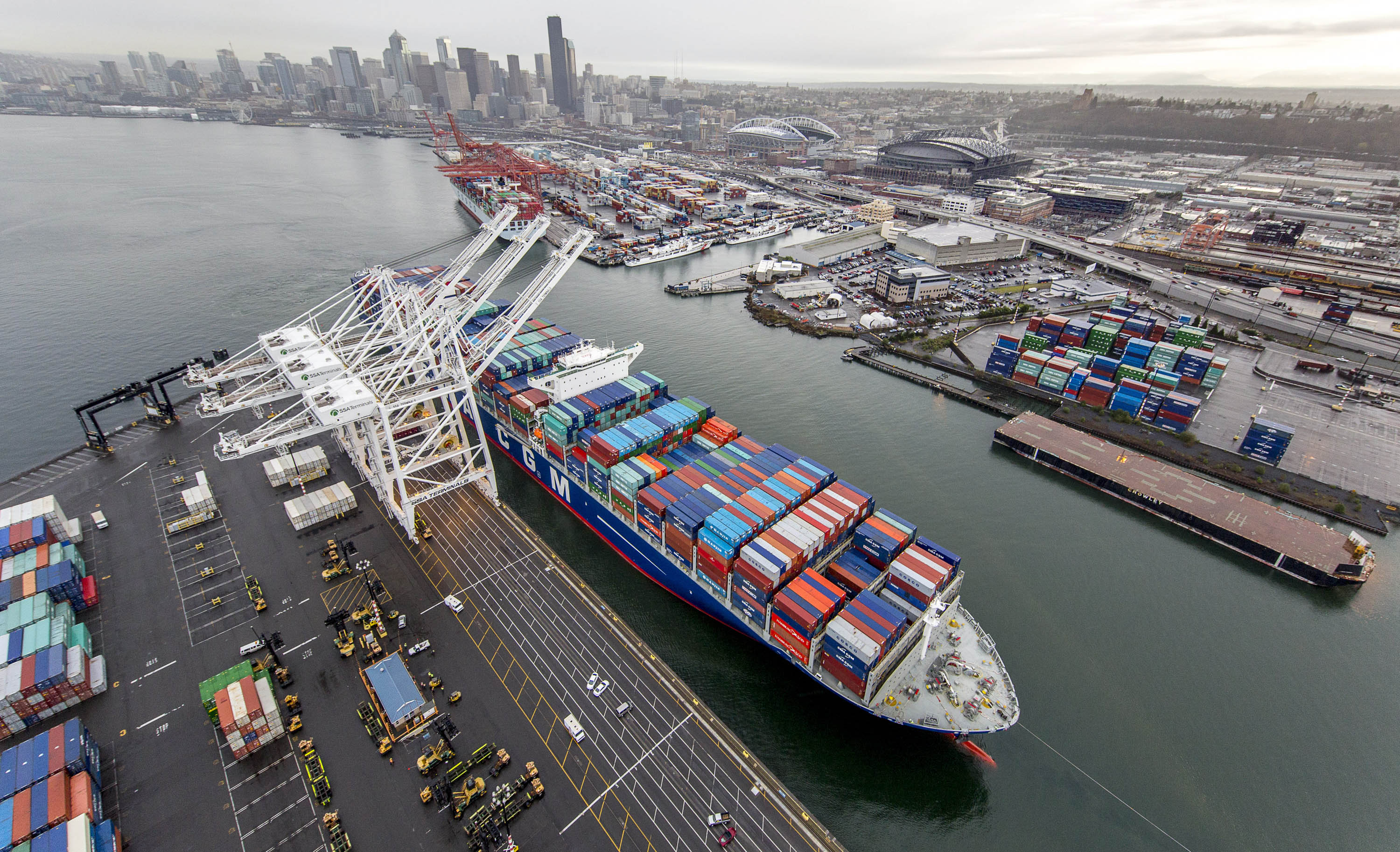 Port matching. Сиэтл порт. Сиэтл — Такома порт. Порт кейриард. Сиэтл порт грузовой корабль.